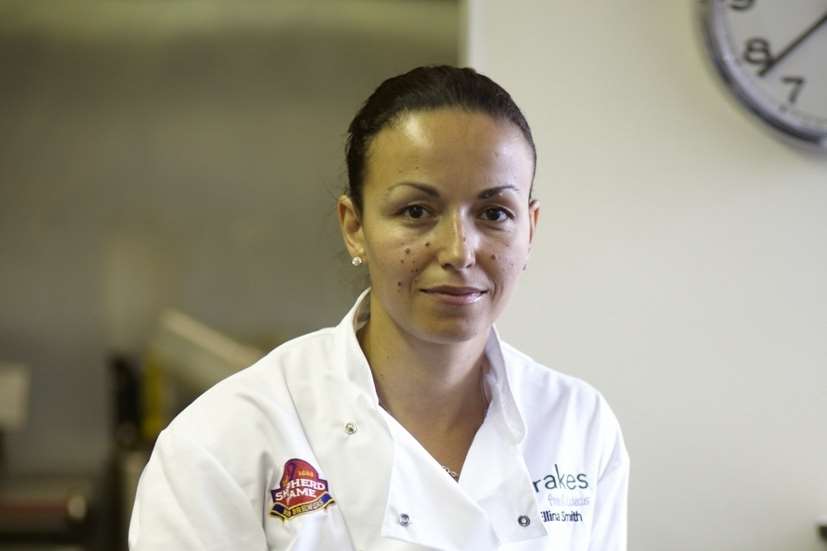 Ellina Smith in the kitchen at the Wharf in Dartford
