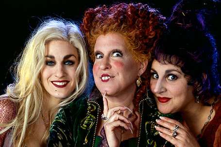 Hocus Pocus, starring Sarah Jessica Parker, Bette Midler and Kathy Najimy, will be an open air cinema treat this October half term at Betteshanger