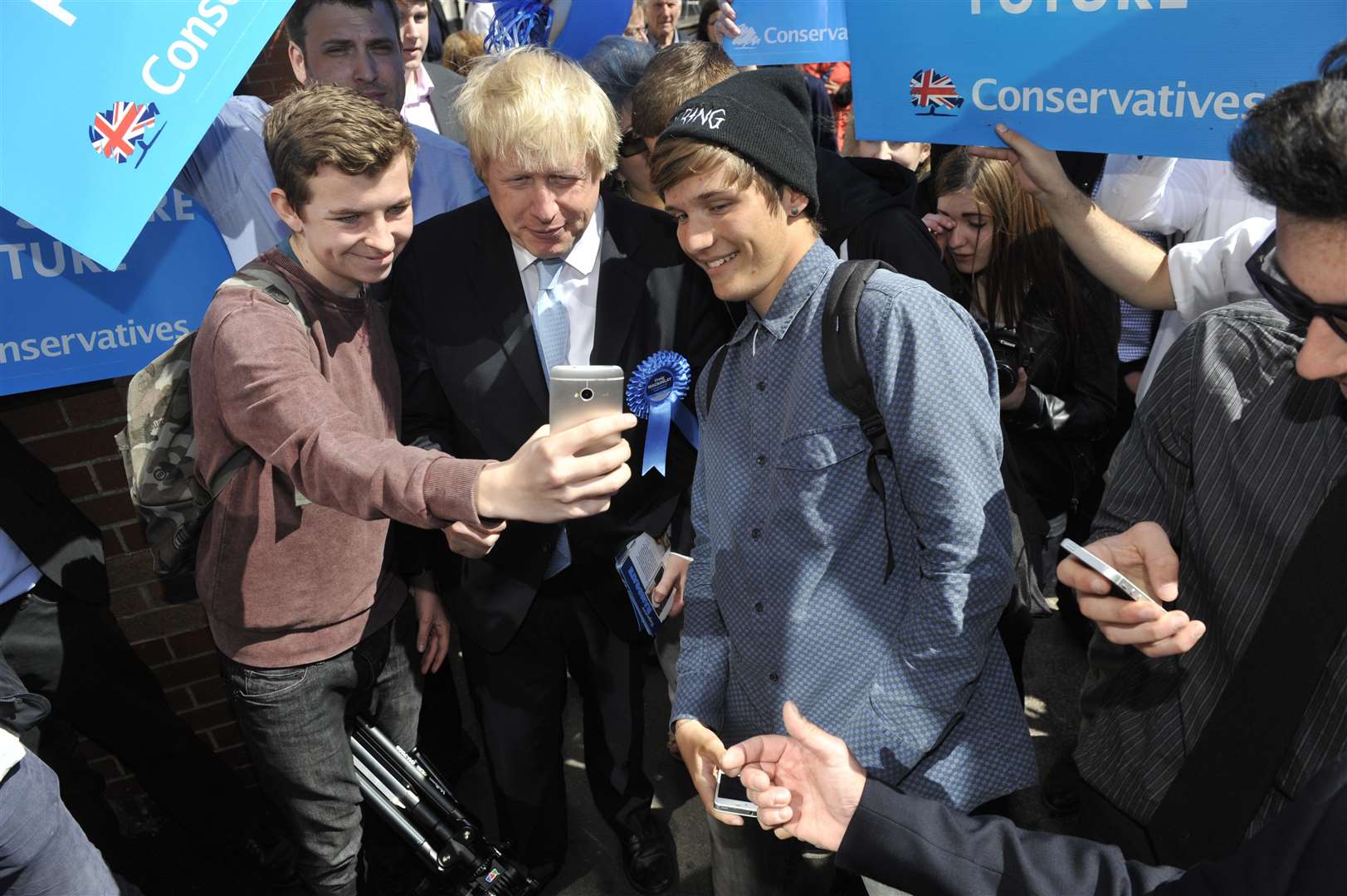 Boris Johnson's visit was expected to cause carnage. Picture: Tony Flashman