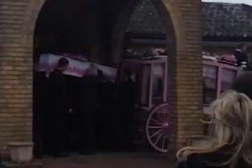 Even the coffin was pink at Kayleigh Duff's funeral