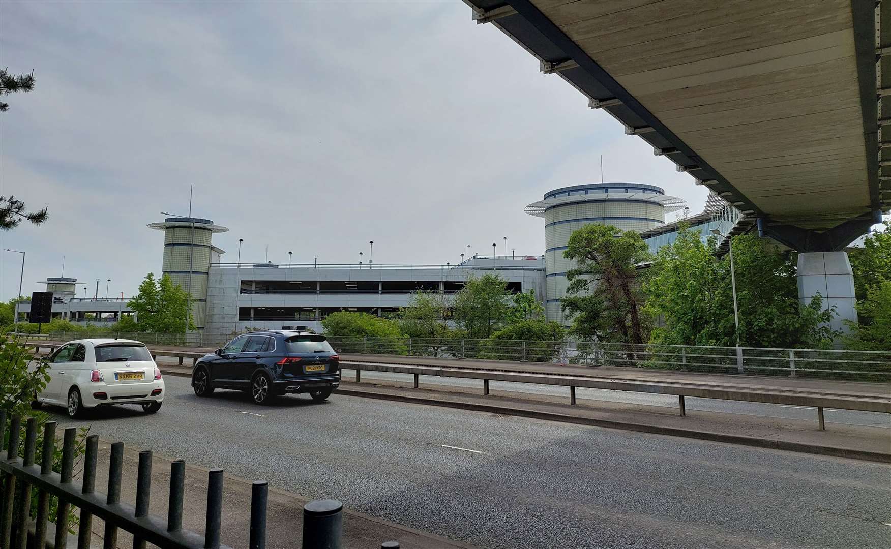 The multi-storey car park at Ashford International