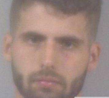 Samuel Hodges was caught by police trying to jump from his bedroom window when police raided his house in Margate and found stolen goods inside (6820274)