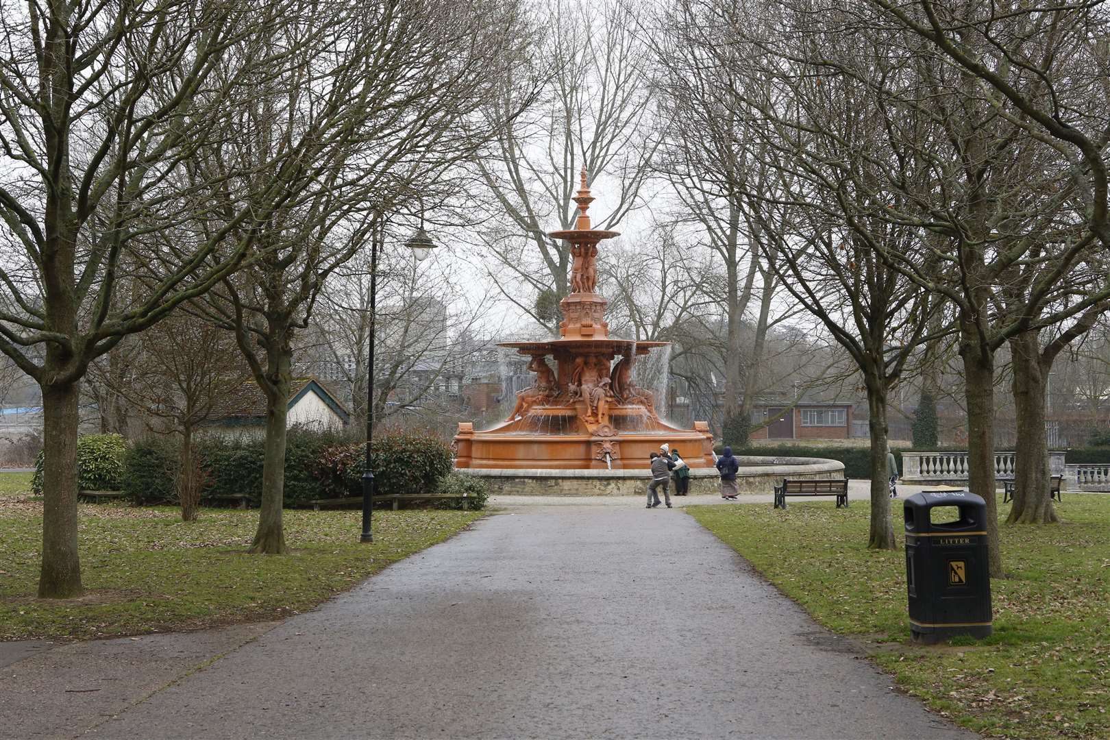 The fountain in Victoria Park
