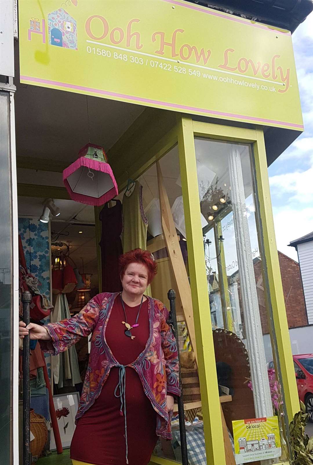Lisa Edwards, of Ooh How Lovely, in Hawkhurst. Picture: Lisa Edwards