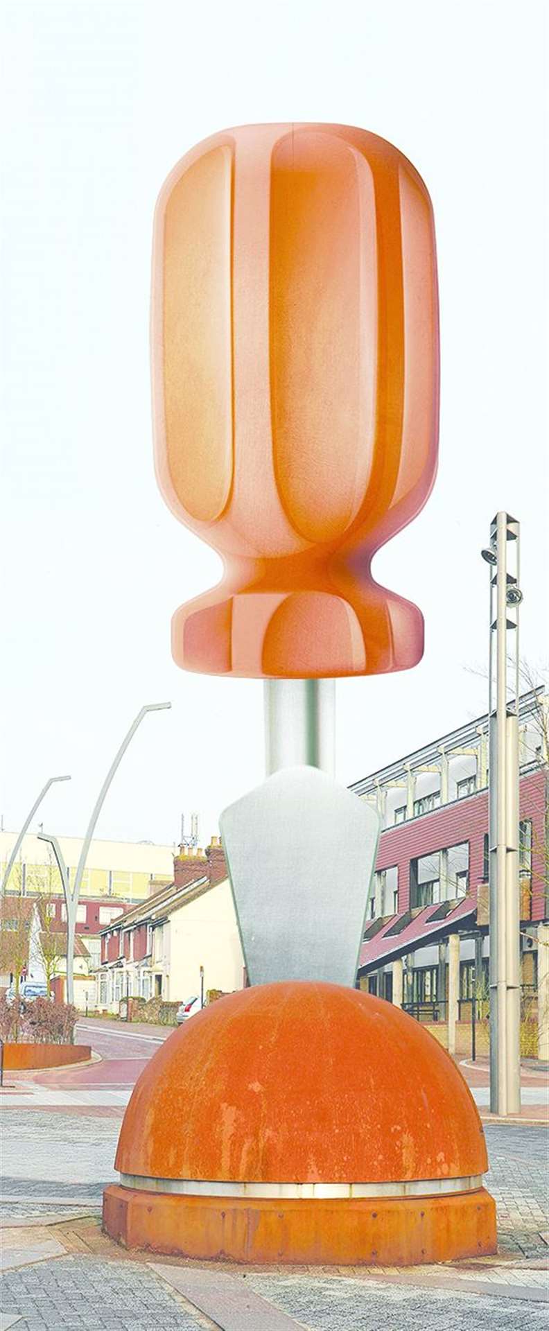 Artist Joe King suggested the structure could be revamped with the addition of a giant screwdriver
