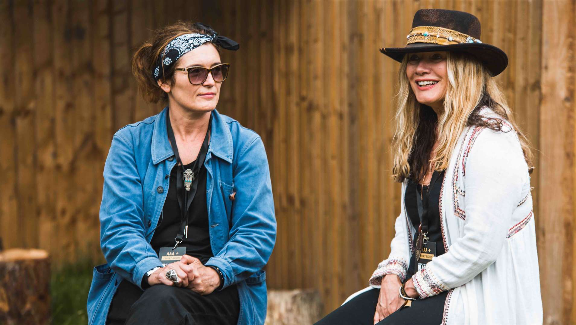 Deborah Shilling and Gill Tee, founds of Black Deer Festival