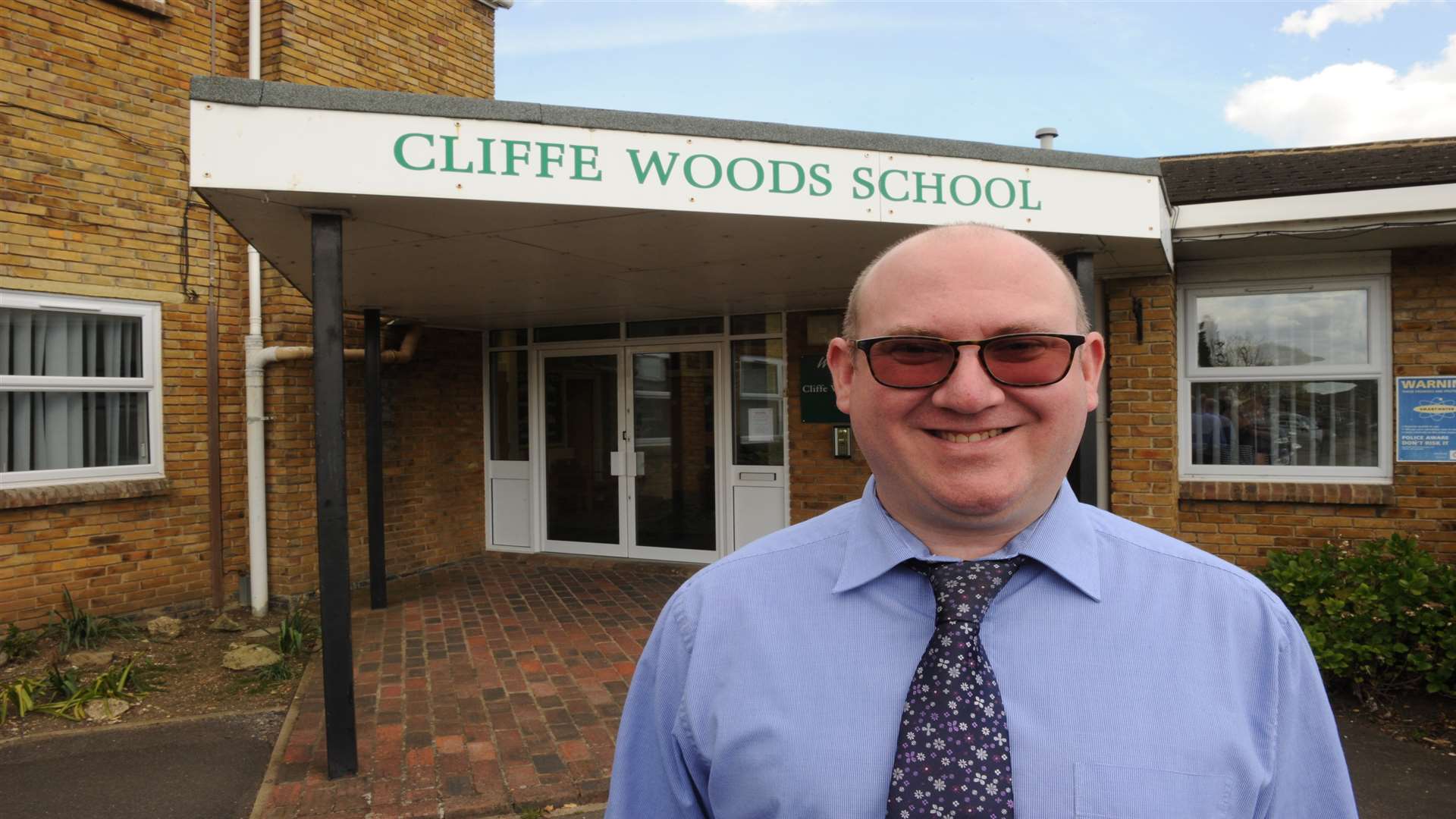 Headteacher Tim Muggridge at Cliffe Woods Primary School, View Road