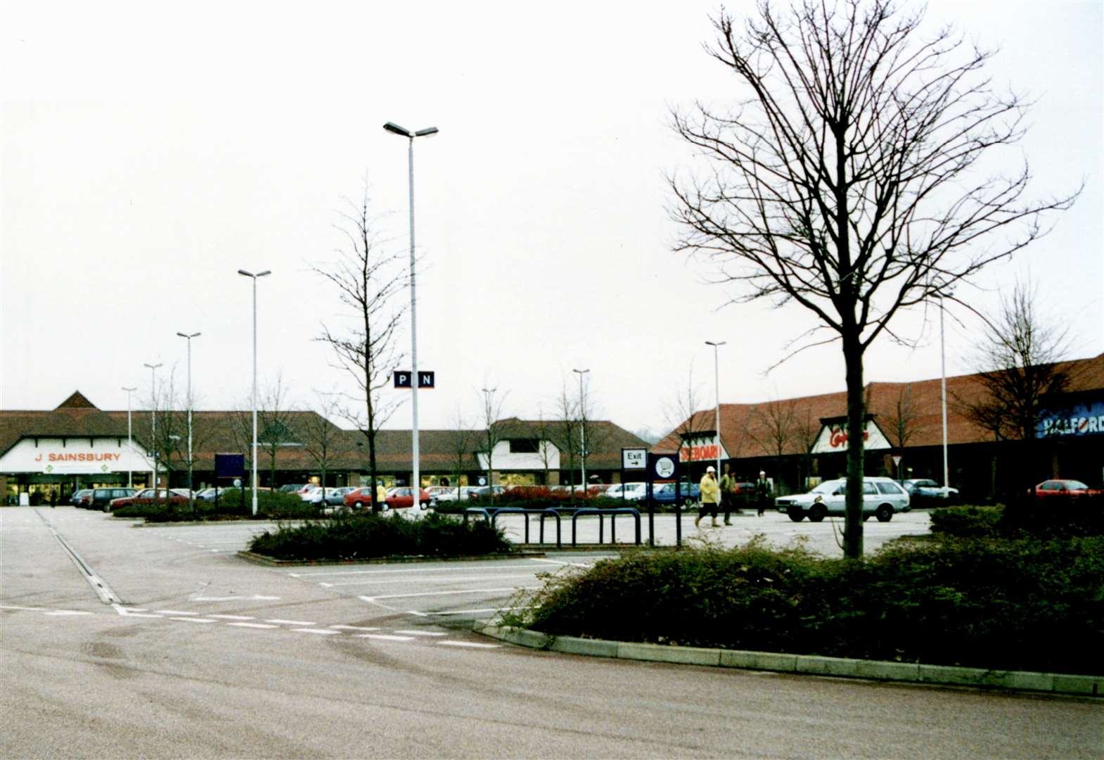 The Warren Retail Park, pictured in 2007. The shooting happened just to the right of Halfords, which has since been demolished when Sainsbury’s was extended