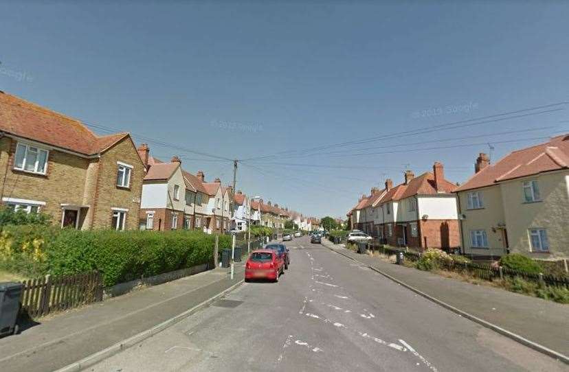The warrant was carried out in Nixon Avenue, Ramsgate. Stock picture: Google Street View