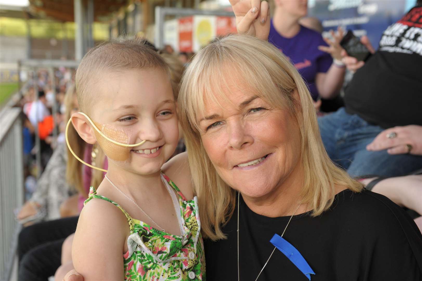 Actress Linda Robson with Stacey Mowle, whose legacy lives on through Stacey's Smiles. Picture: Steve Crispe