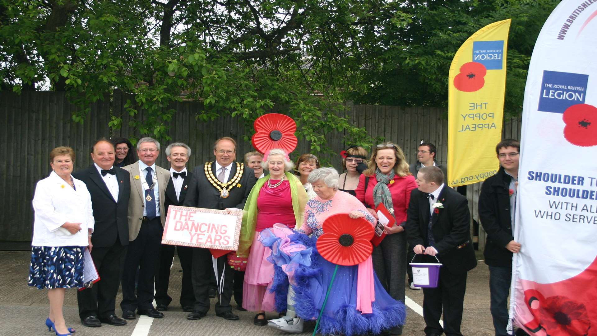 Veronica Jackson continued her role as the poppy appeal organiser event after knee surgery