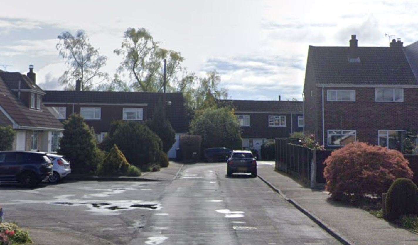 Police carried out a raid in Bourne Lodge Close in Blean, near Canterbury. Picture: Google
