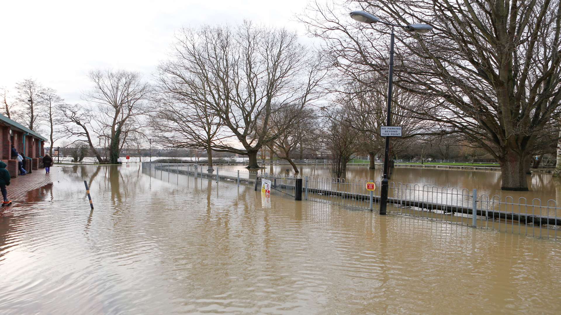 Flooding around Tonbridge in 2014. Picture: Matthew Walker