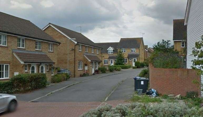 Eversleigh Rise, Whitstable, where Rachel Worters was found in her home