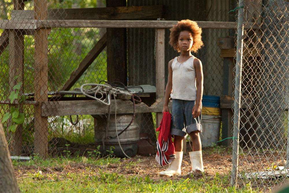 Hushpuppy (Quvenzhané Wallis) looking for Wink, in Beast of the Southern Wild.