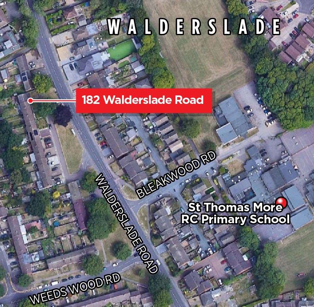 Lynne and Ron Williams live less than 200 metres away from the school in Walderslade Road, Chatham