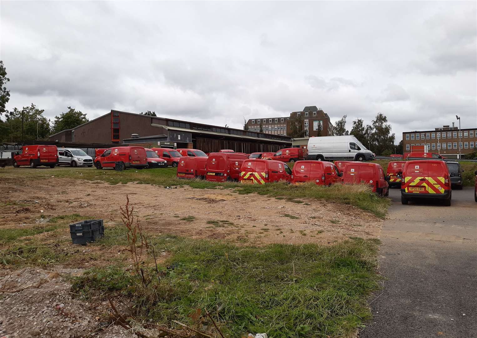 Royal Mail staff can no longer leave their own vehicles on the Sorting Office site