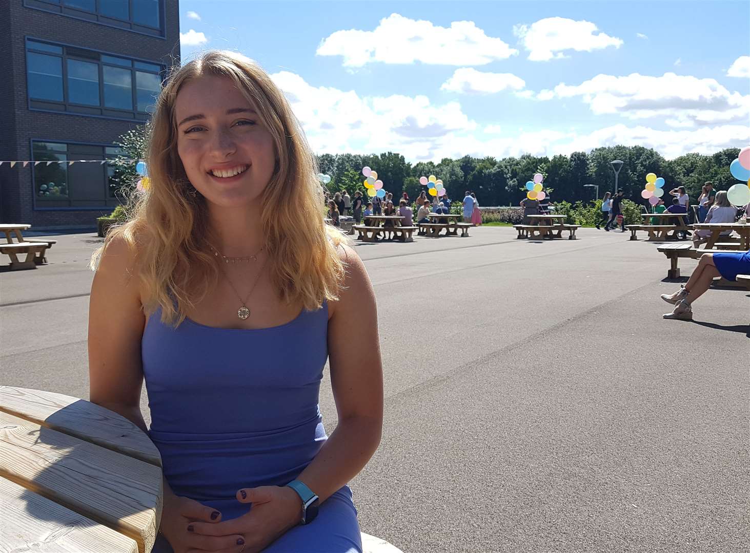 Maria Bragin from Invicta Grammar School achieved an A*in Maths, an A* in biology, an A in chemistry and an A* in her extended project qualification