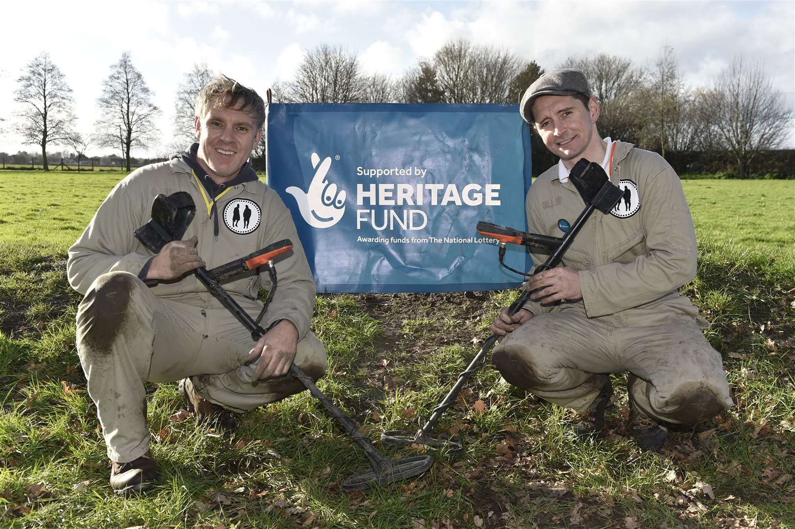 Pete Fishlock and George Chittenden of The History Project will be taking people on heritage walks Picture: Tony Flashman