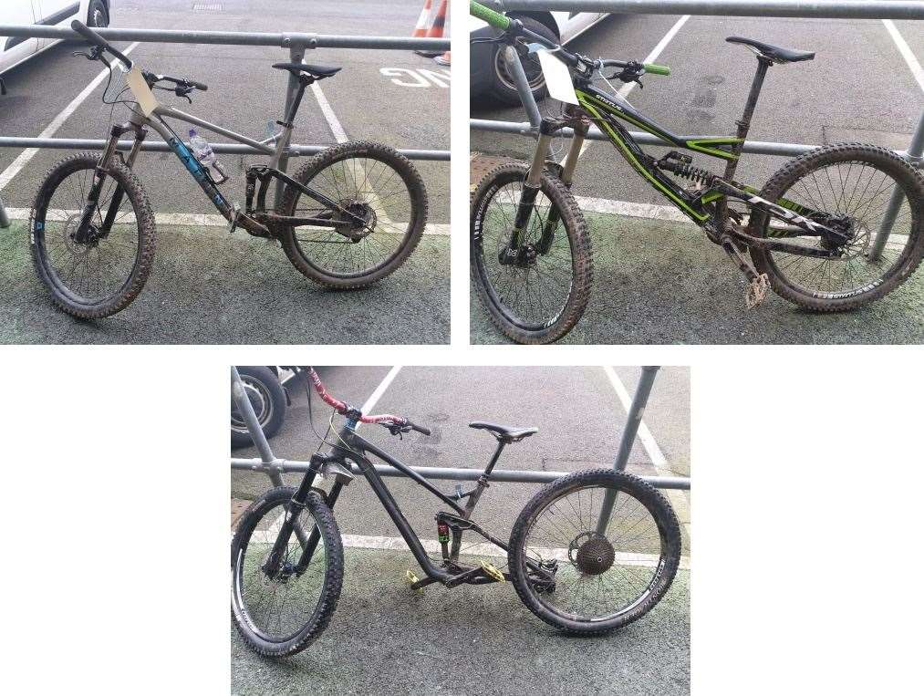 Do you own any of these bikes? Picture: Kent Police