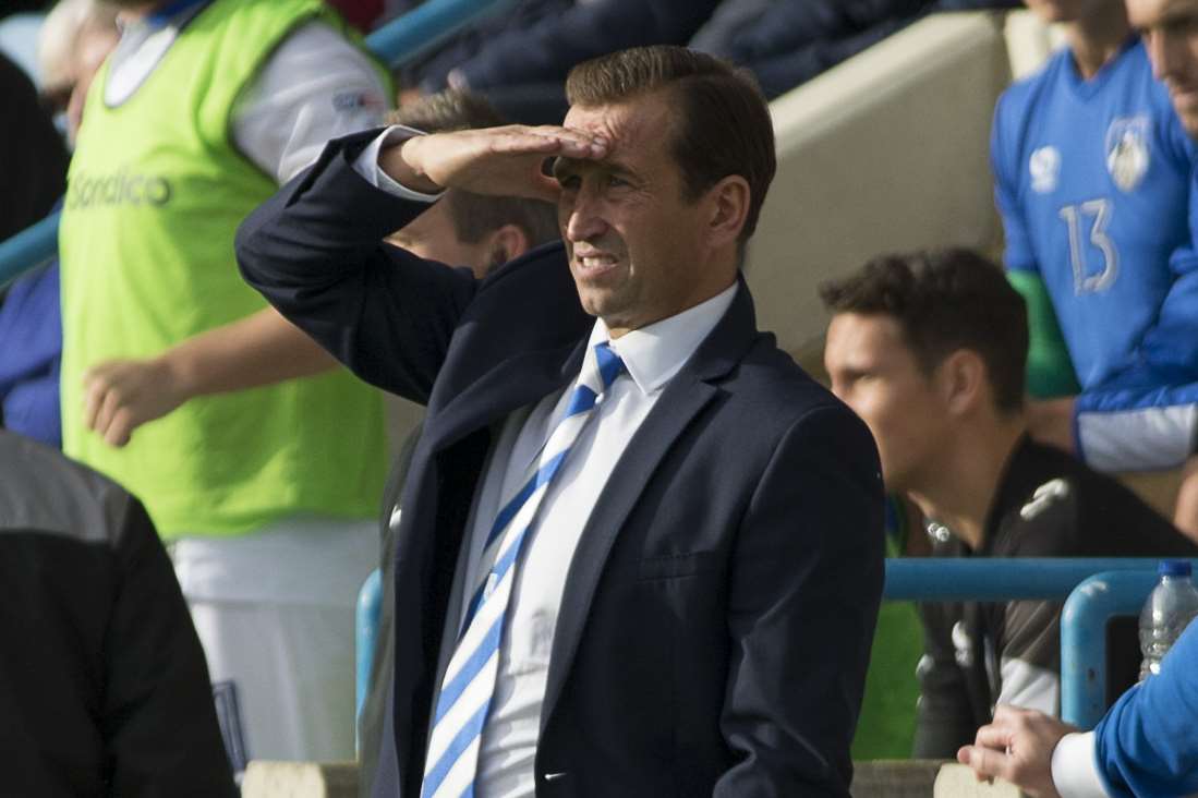 Gills manager Justin Edinburgh is looking for a change in fortunes Picture: Andy Payton
