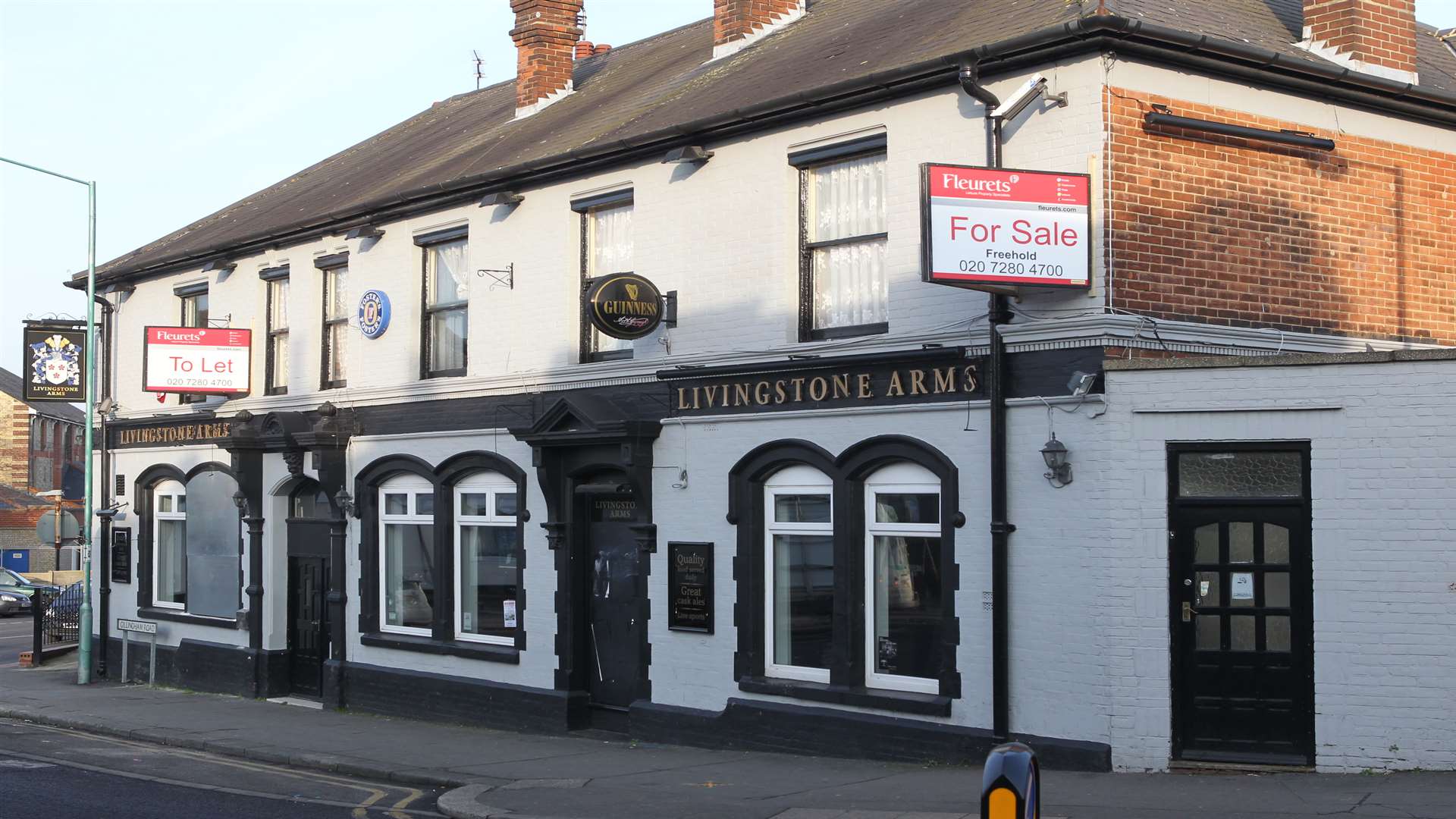 The Livingstone Arms pub, Gillingham
