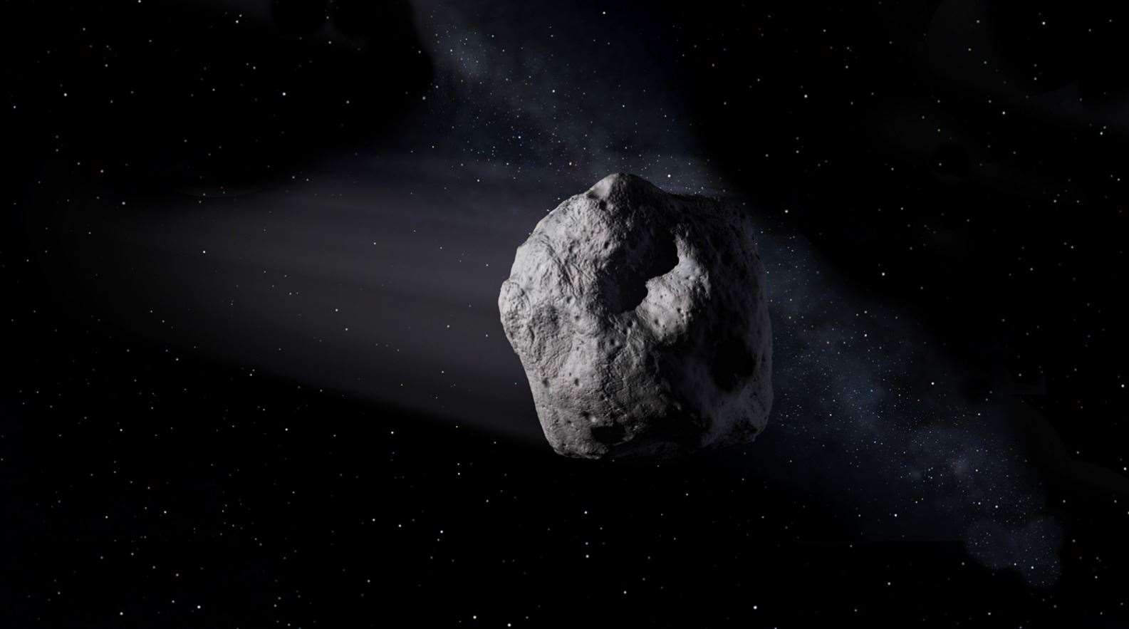 The asteroid is set to whizz past Earth this week. Stock picture.