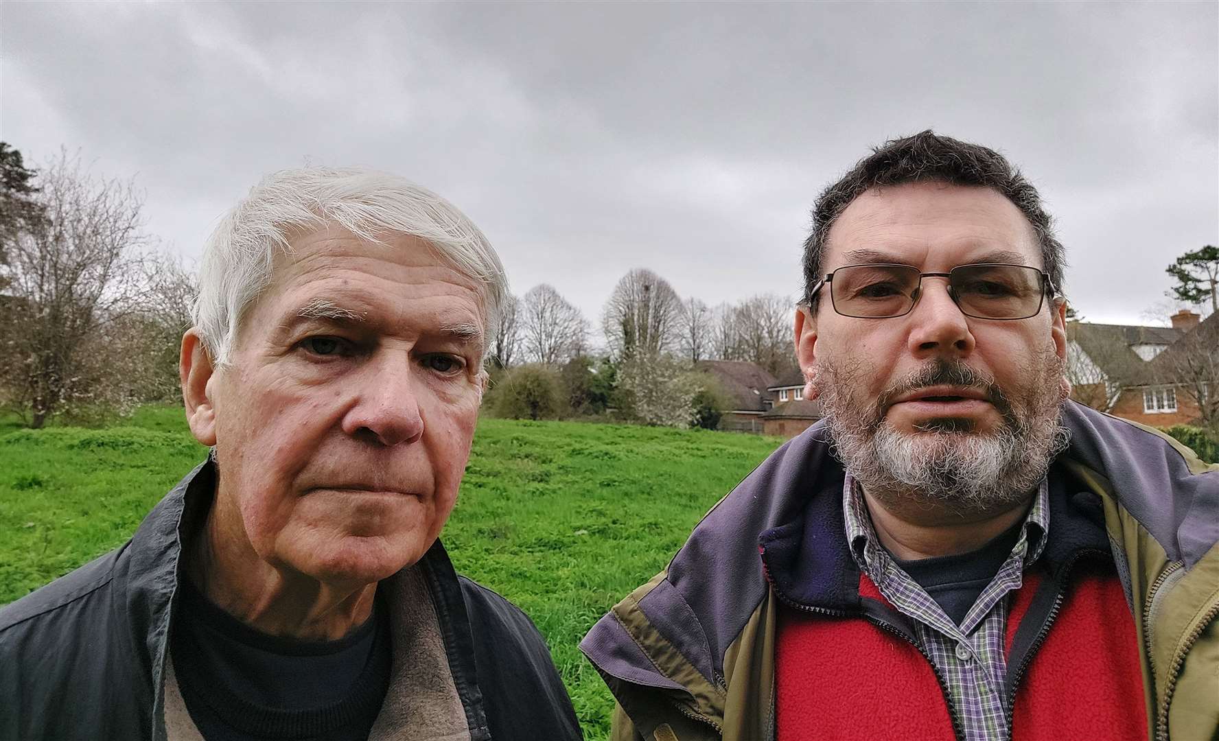 Cllrs Patrick Coates and Paul Harper are campaigning to preserve the former Astor of Hever farmland as green space