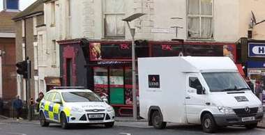 Police were called after a foiled robbery attempt in Guildhall Street, Folkestone