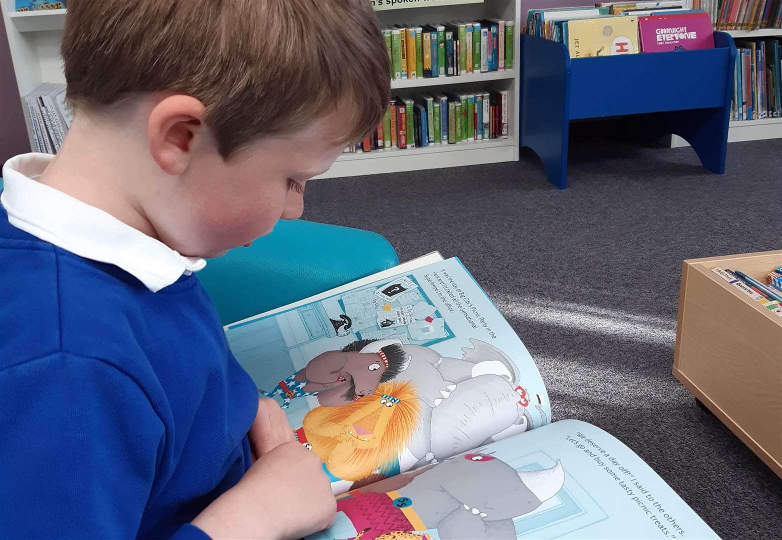 A visit to the library when they re-opened in April 2021 as lockdown restrictions eased