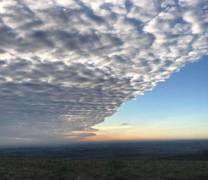 This stunning image was taken from the Devil's Kneading Trough near Wye. Pic: Tamzin Denny