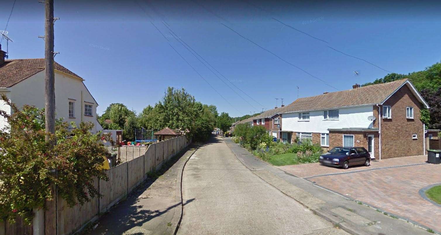The incident reportedly took place in Pettman Close, Herne Bay. Picture: Google