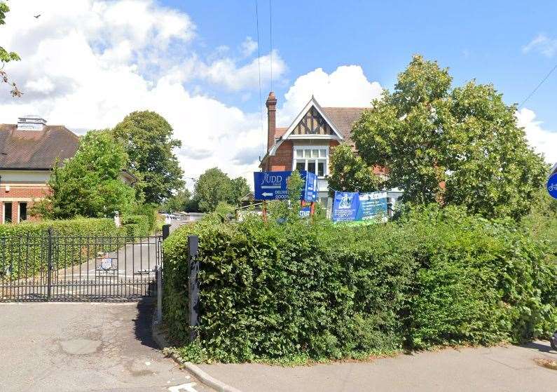 The pupils and staff were from The Judd School in Tonbridge. Picture: Google Street View