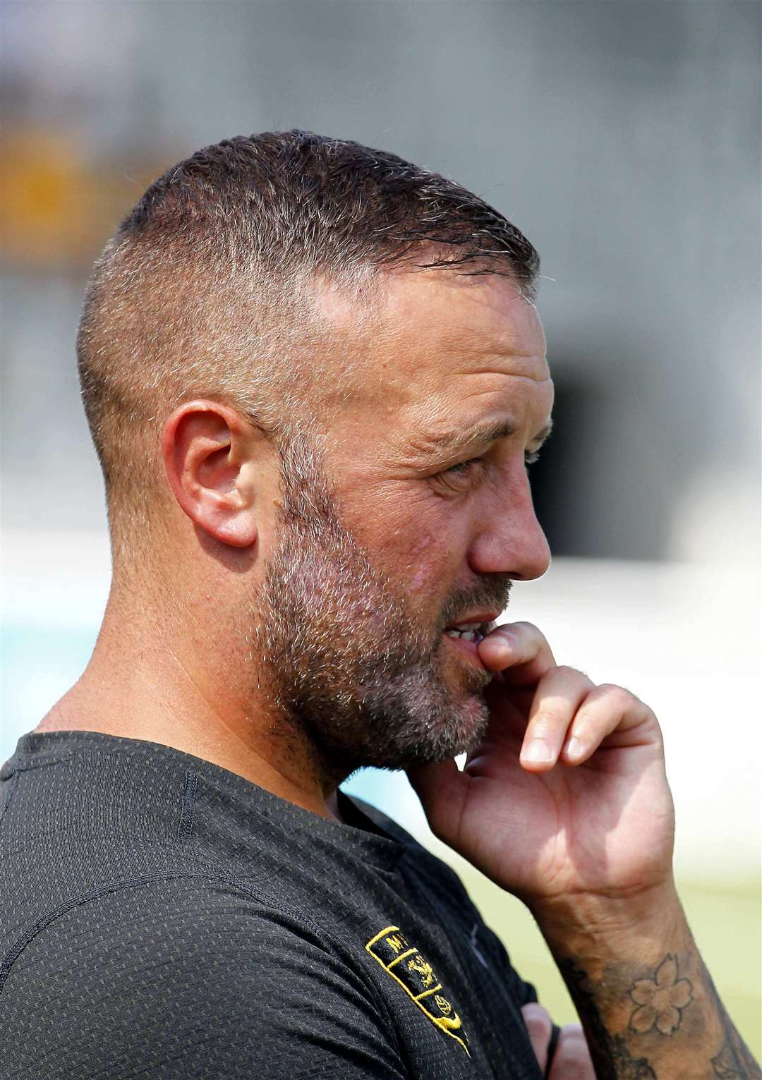 Maidstone United manager Jay Saunders Picture: Sean Aidan