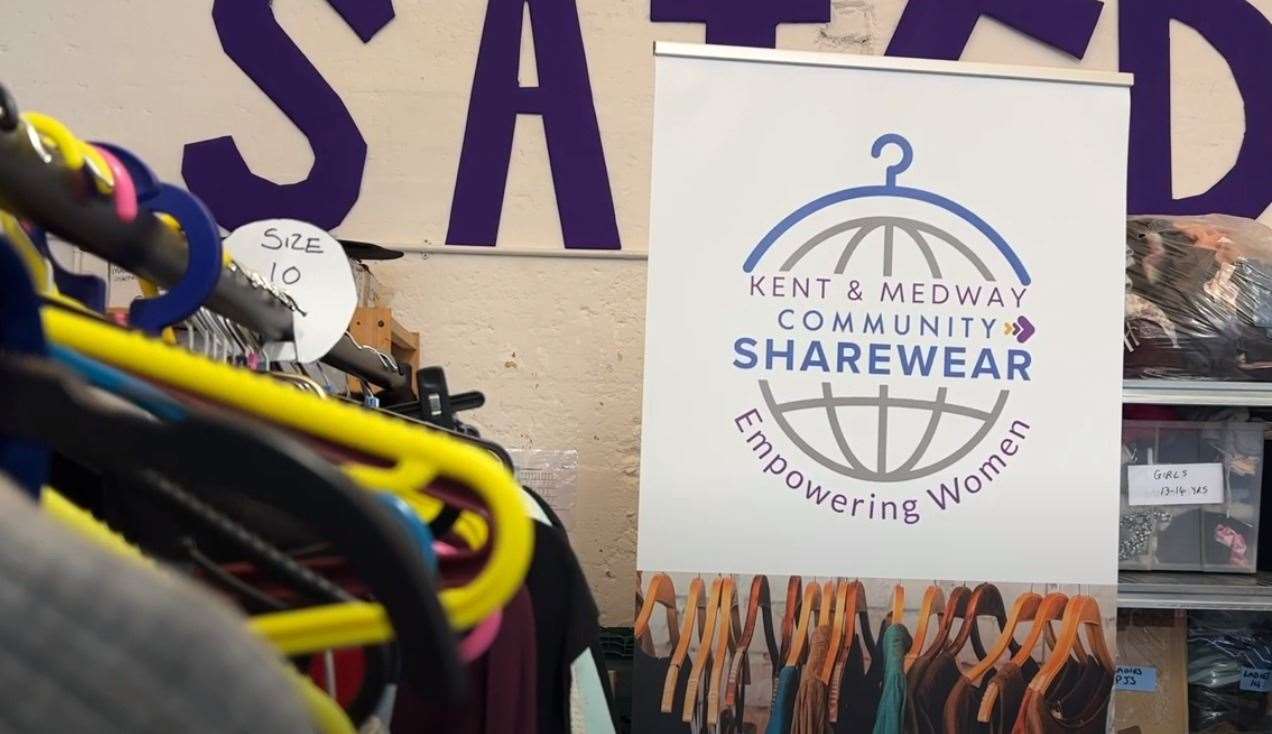 Sharewear has teamed up with domestic abuse charity Sateda to open a clothing bank for woman and children in Fort Luton Chatham