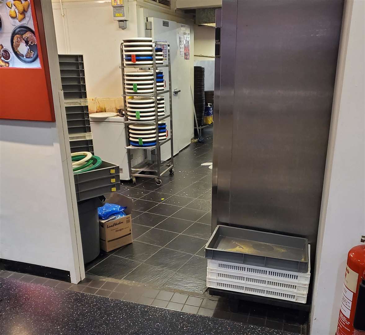 It was previously reported how staff at Pizza Hut in Perry Street prepared a pizza on top of a fridge