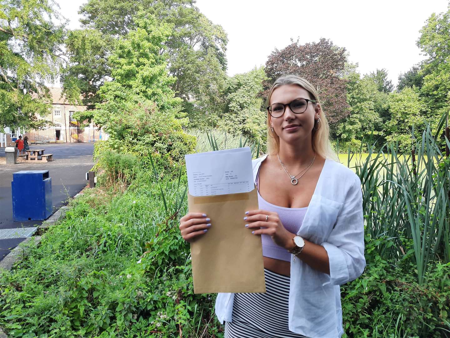 Barton Court pupil Anna Goodwin bagged two A*s and two As