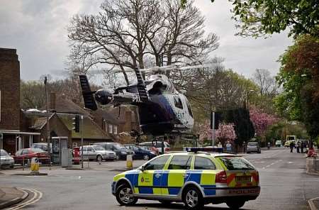 Reader Alex Turner took this picture at the scene of Sunday's accident