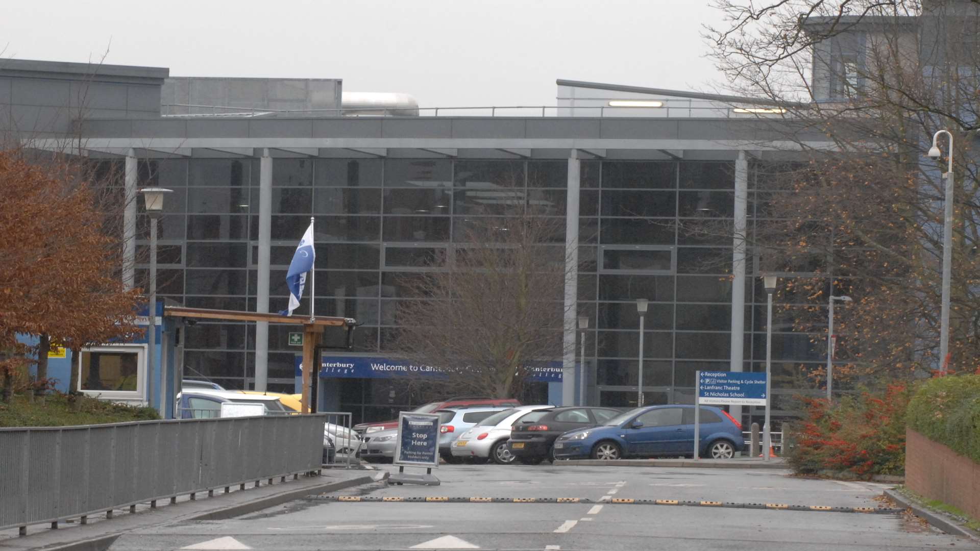 Canterbury College's main campus in New Dover Road