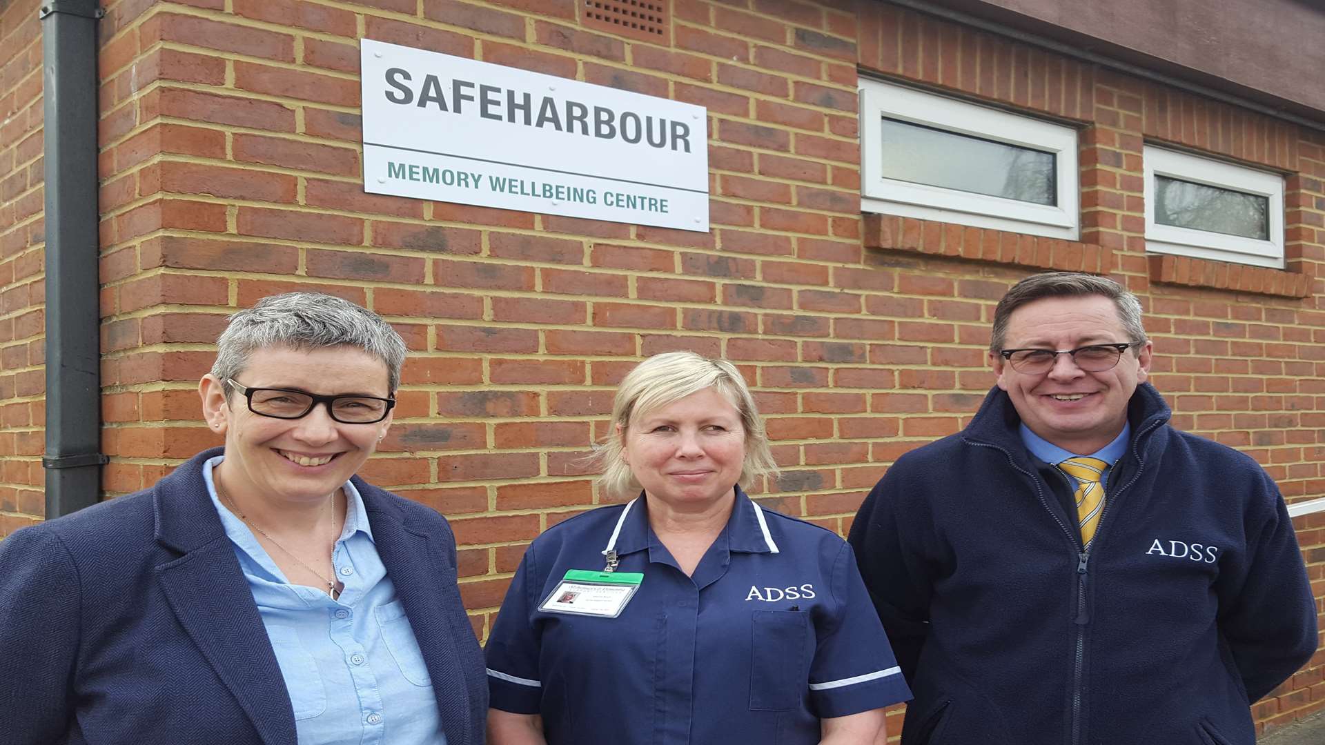From left, CEO Liz Jewell, senior support worker Sherrie Boyd and service delivery coordinator Ross Mullis at the new Safeharbour Memory Wellbeing Centre