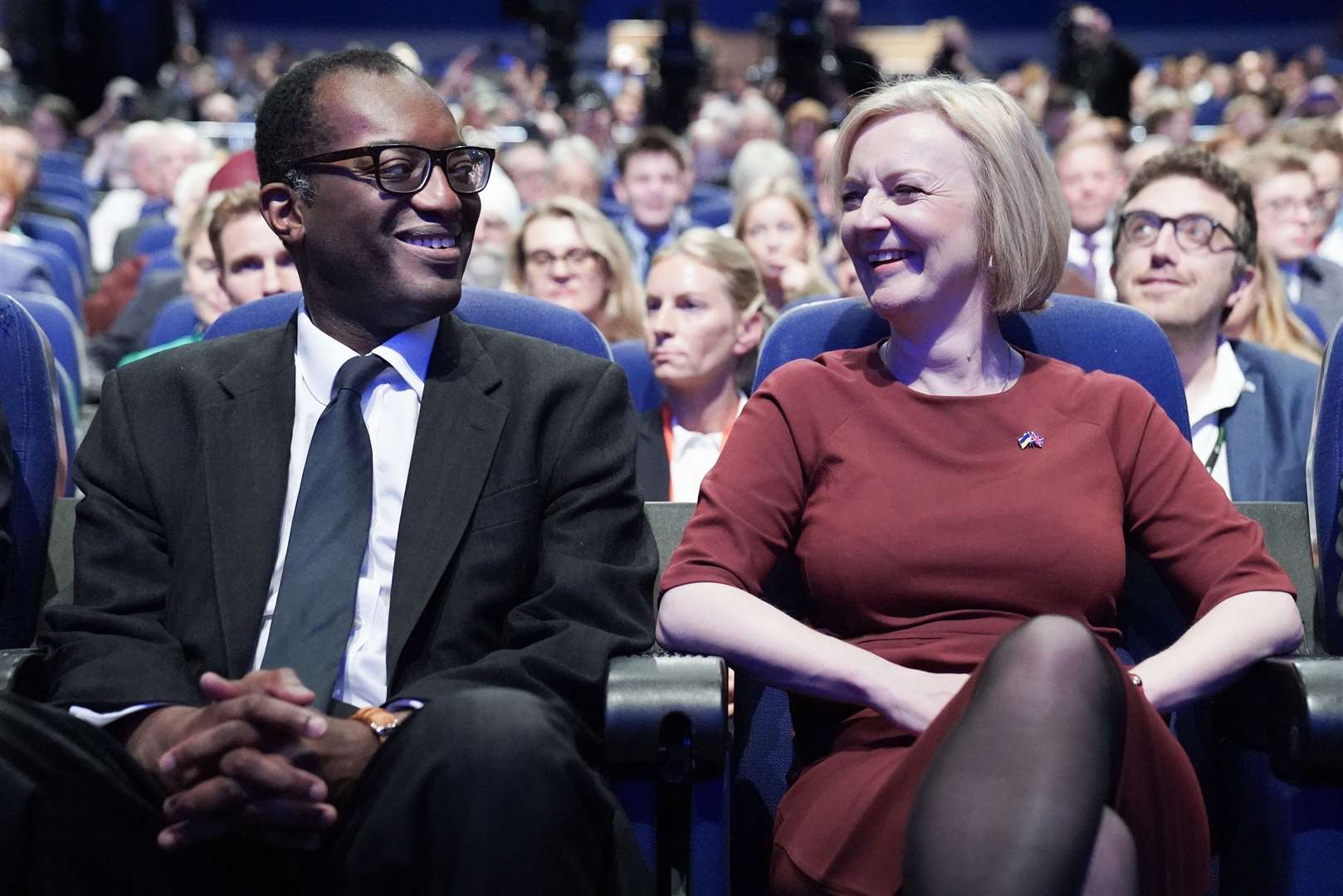 Former Chancellor Kwasi Kwarteng and ex Prime Minister Liz Truss were key allies. Picture: PA