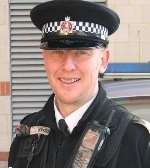 PC ALEX BAIN: "I want to hear about the issues that concern the people living in Twydall..."