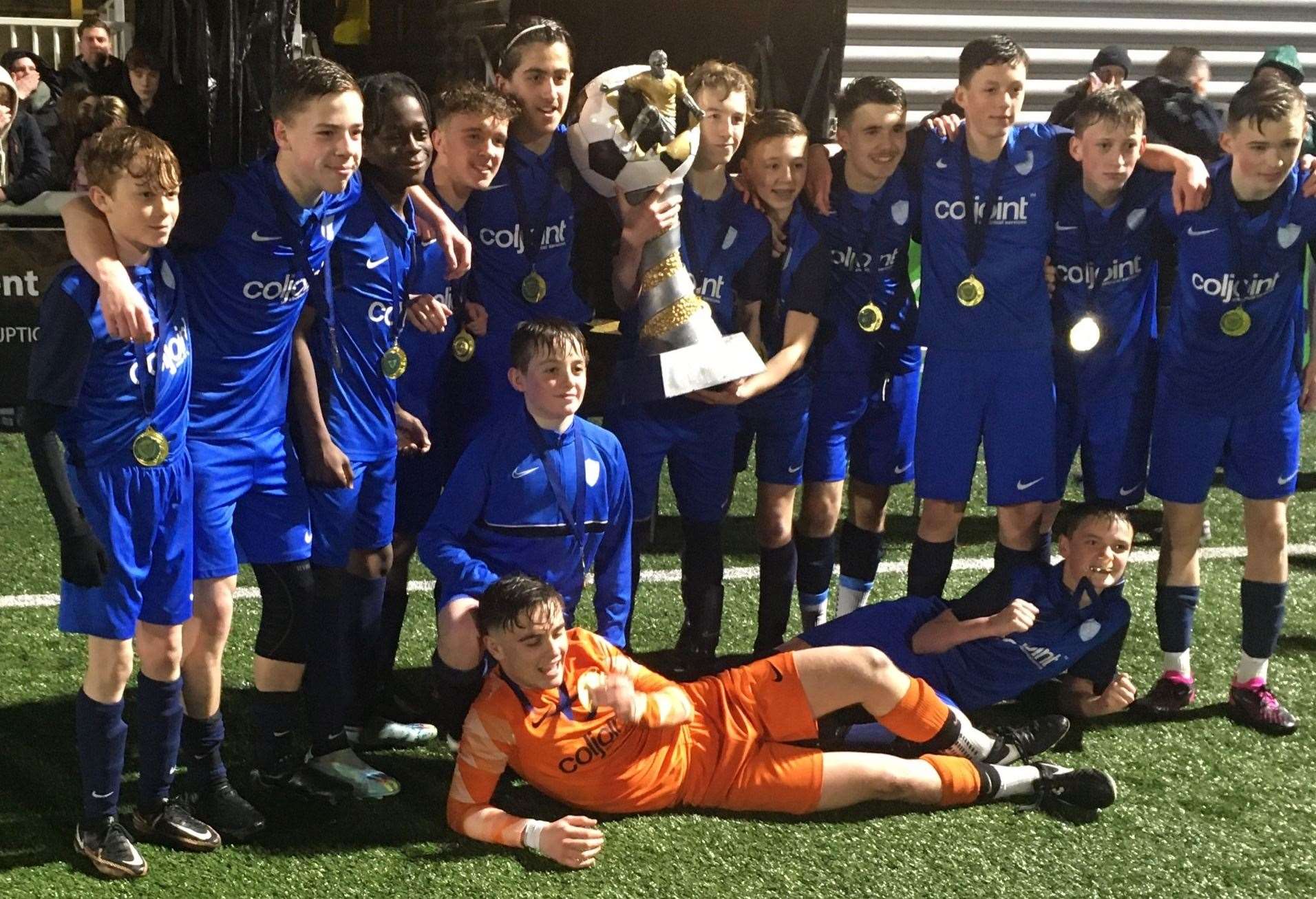 North Kent Schools under-14s - beat Maidstone in the Presidents Shield final. Picture: Ketn Schools FA Twitter (63455273)
