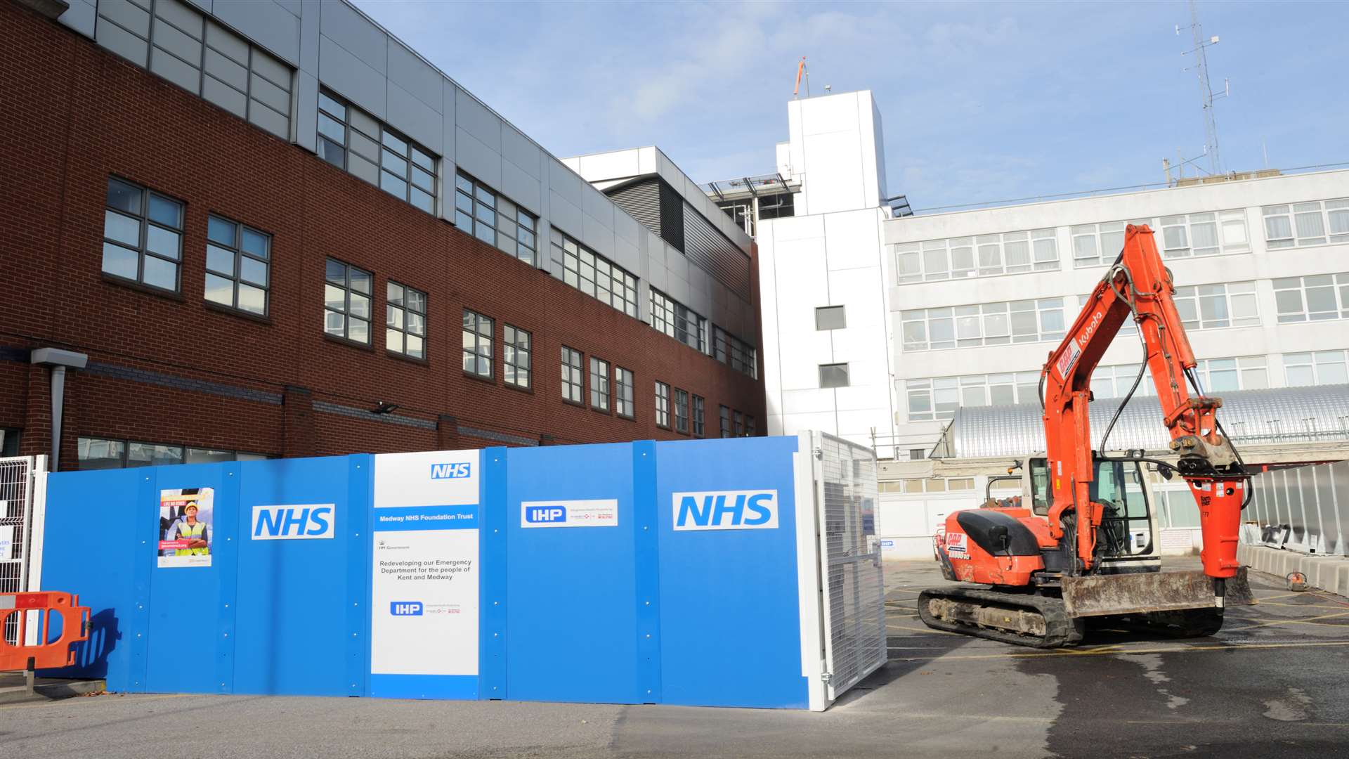 Work taking place at A&E