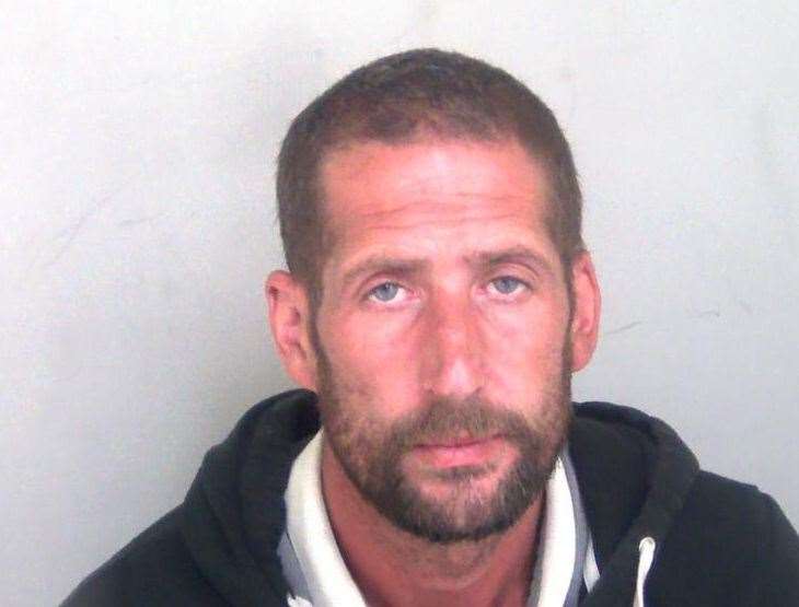 Custody picture of Tommy Swain of Gravesend. Picture: Eastern Region Special Operations Unit