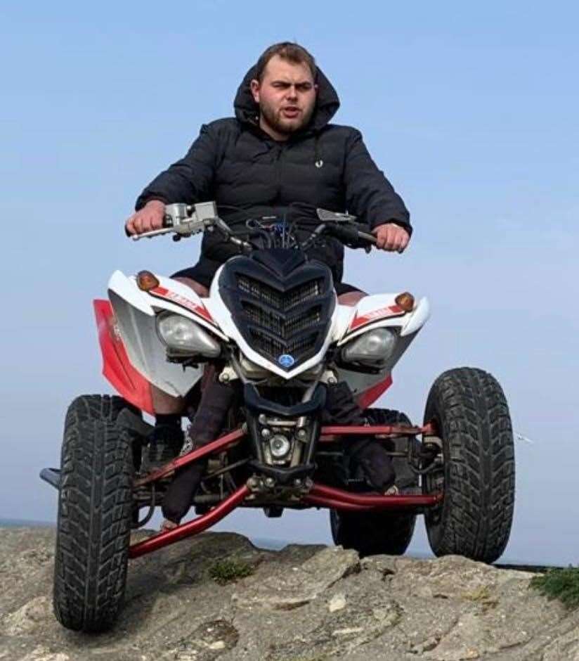 Motor-mad Frankie Wright was driving at speeds of up to 117mph just minutes before his fatal crash, an inquest has heard