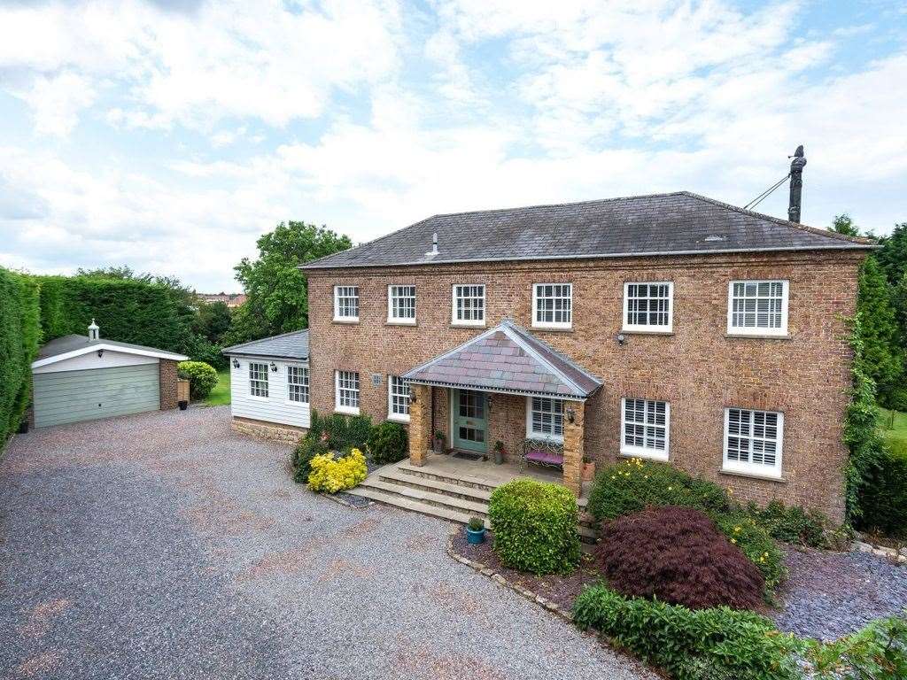 This Maidstone mansion sold for seven-figures earlier this year . Photo: Zoopla