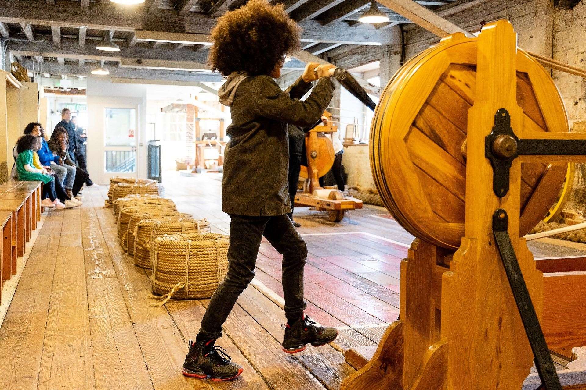 The Dockyard will be home to giant family games this half term. Picture: Historic Dockyard Chatham