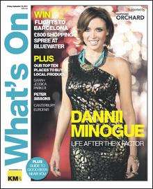 Dannii Minogue is this week's What's On cover star
