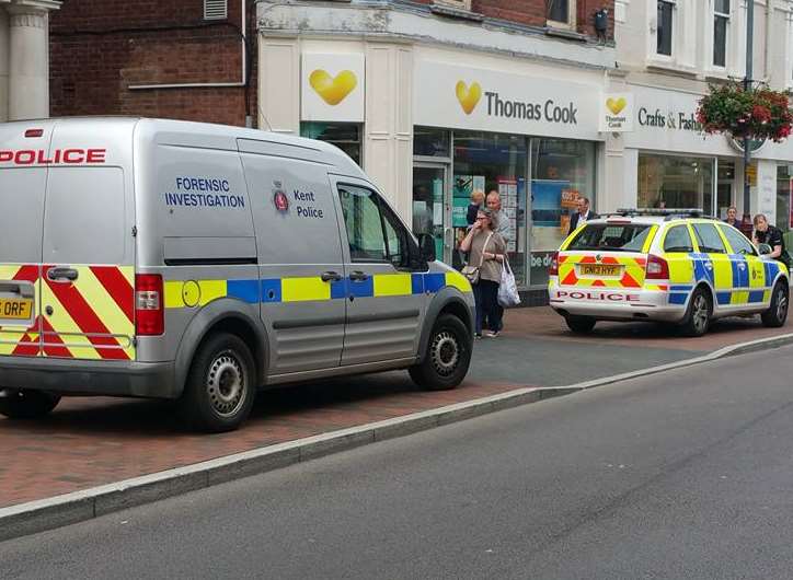 Police were called to Mount Pleasant Road, Tunbridge Wells. Picture: Steve Desson